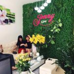 Quán ăn trở nên tuyệt vời cỏ nhân tạo trang trí