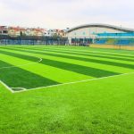 Nhà hàng tiệc cưới trở nên độc đáo với cỏ nhân tạo