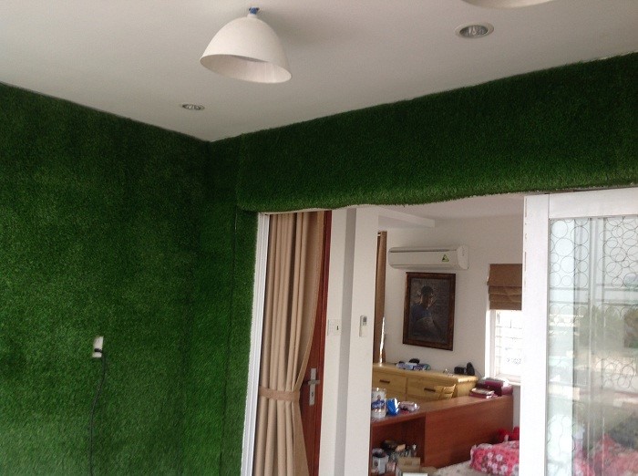 Cỏ nhân tạo cho không gian thoáng mát