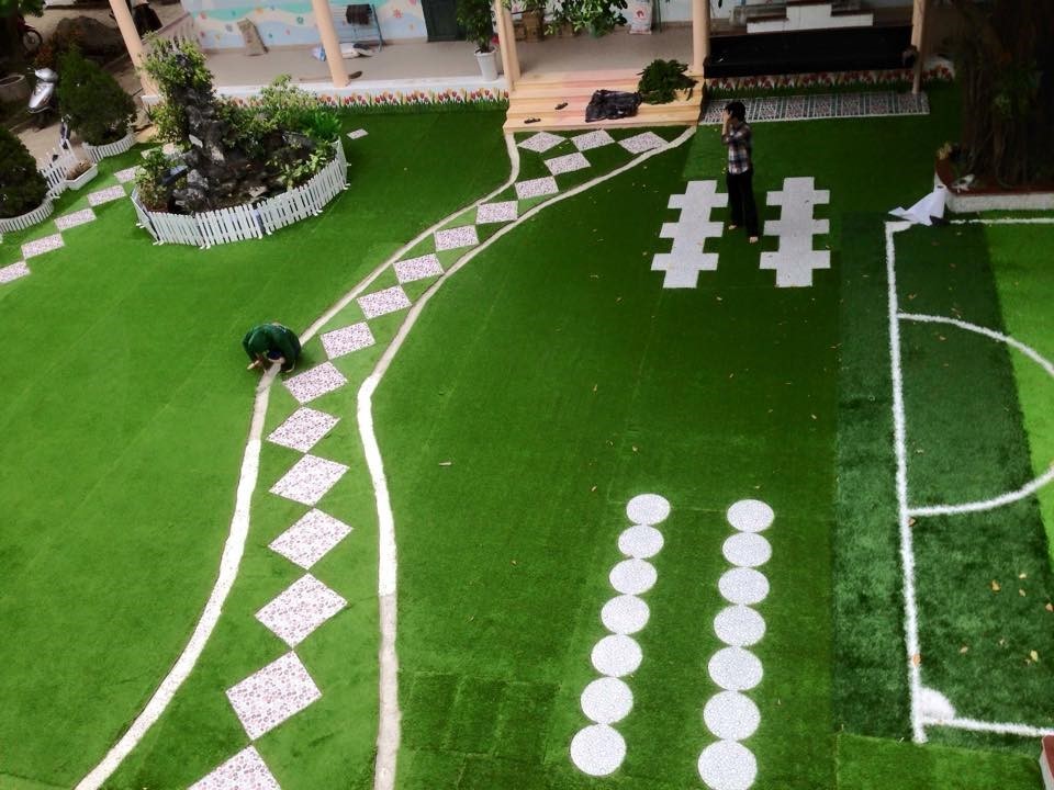 Cỏ nhân tạo trang trí nhà ở