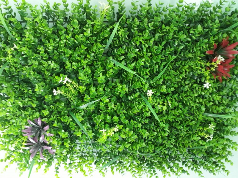 Cần tô điểm cho tường cỏ nhân tạo thêm sống động