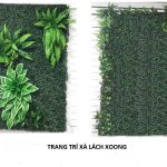 Phong cách sử dụng trang trí không gian sống bằng cỏ nhựa nhân tạo