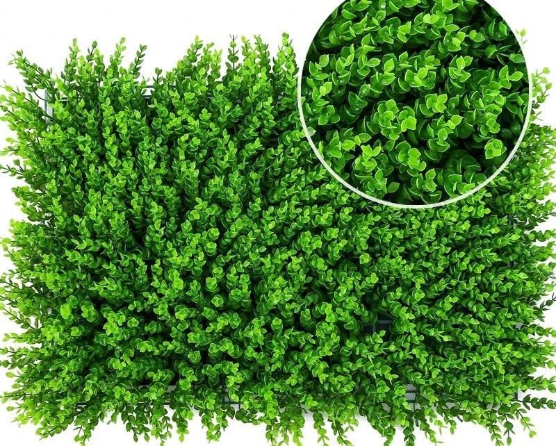 Thảm cỏ nhựa còn góp mặt trong không gian hiện đại