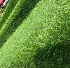 Cỏ ở đây được sử dụng là loại cỏ nhân tạo sân vườn, vì nó vừa sạch sẽ lại không cần chăm sóc.