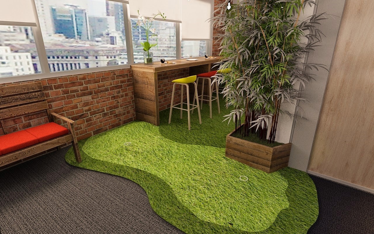 Sự đa dạng trong màu sắc thì cỏ thật không thể được như cỏ nhân tạo