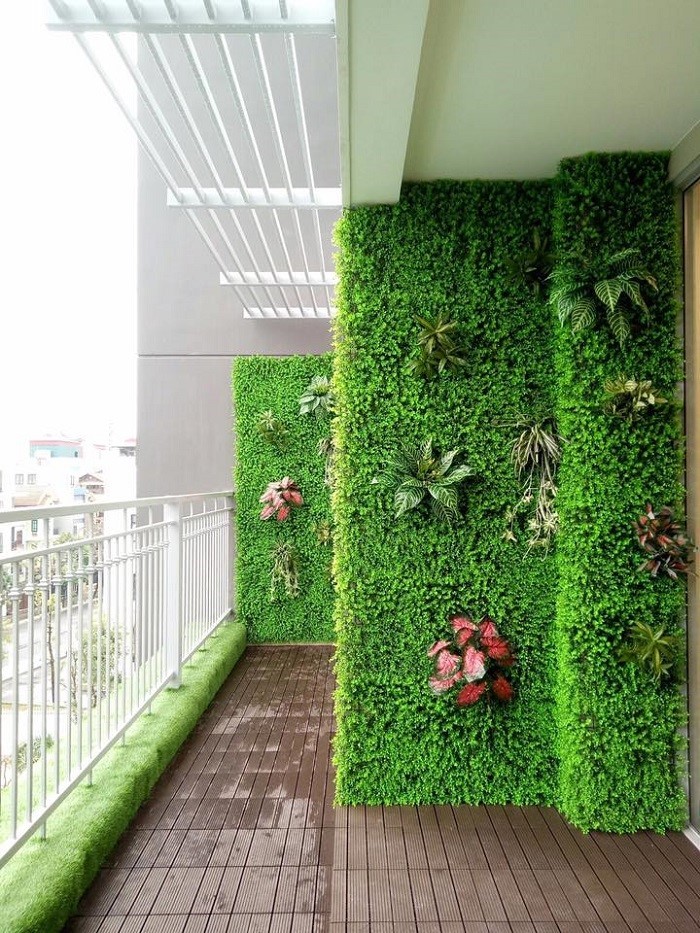Trang trí nhà bằng cỏ nhân tạo, cỏ nhân tạo ốp tường, cỏ nhân tạo dán tường