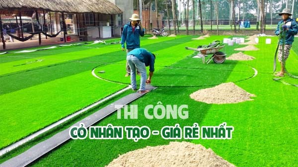 Cỏ nhân tạo là sản phẩm của sáng tạo khoa học bởi các chuyên gia của Mỹ và Châu Âu