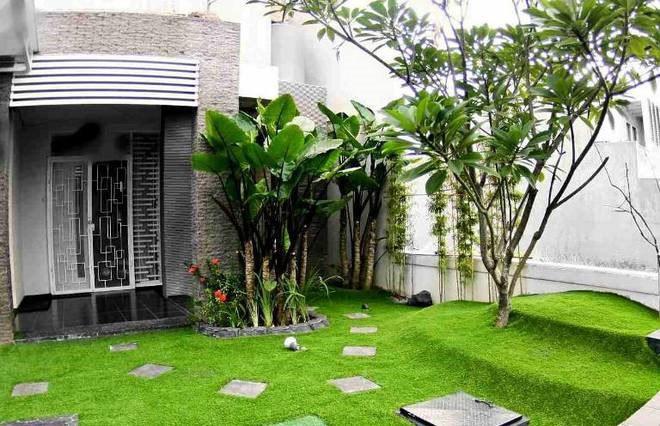 Cỏ nhân tạo có thể ứng dụng được nhiều mục đích trang trí nội ngoại thất từ sân vườn